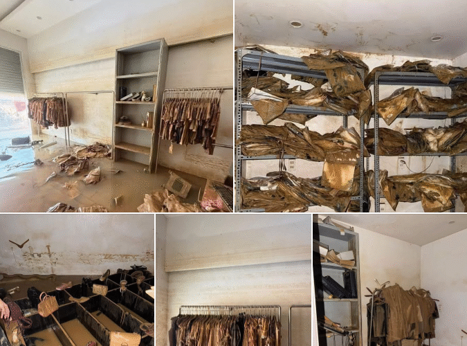 (Thái Nguyên): Hình ảnh 1 shop quần áo ở Thái Nguyên khi nước rút