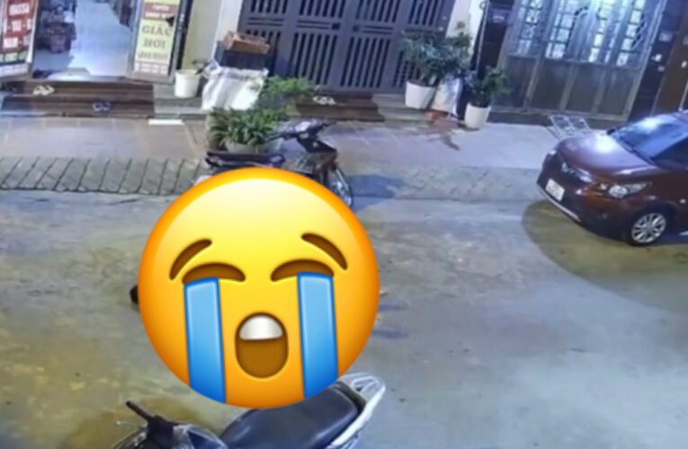 Camra ghi lại vụ từ tầng cao tại Mộ Lao – Hà Đông tối qua