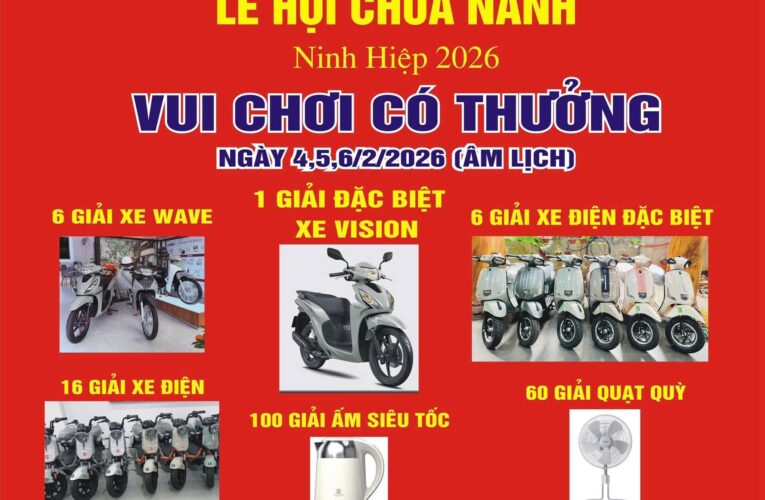 Ctrinh bóc túi mù trúng vision Hội Chùa Nành