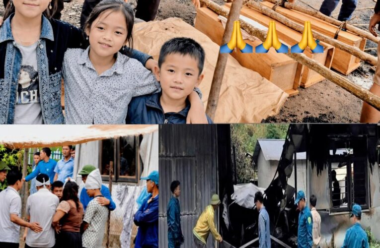 Bố mẹ đi vắng, nhà bị cháy làm 3 con nhỏ tử vong thương tâm