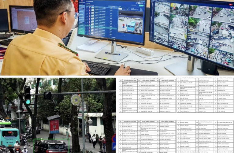 Chi tiết vị trí 2460 “mắt thần” AI trên các tuyến đường ở Thủ đô