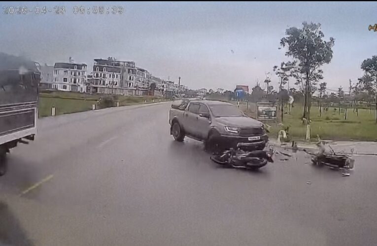 Camra hành trình ghi lại vụ tn Bắc Ninh